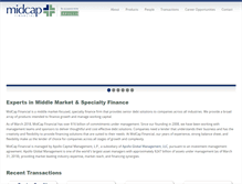 Tablet Screenshot of midcapfinancial.com